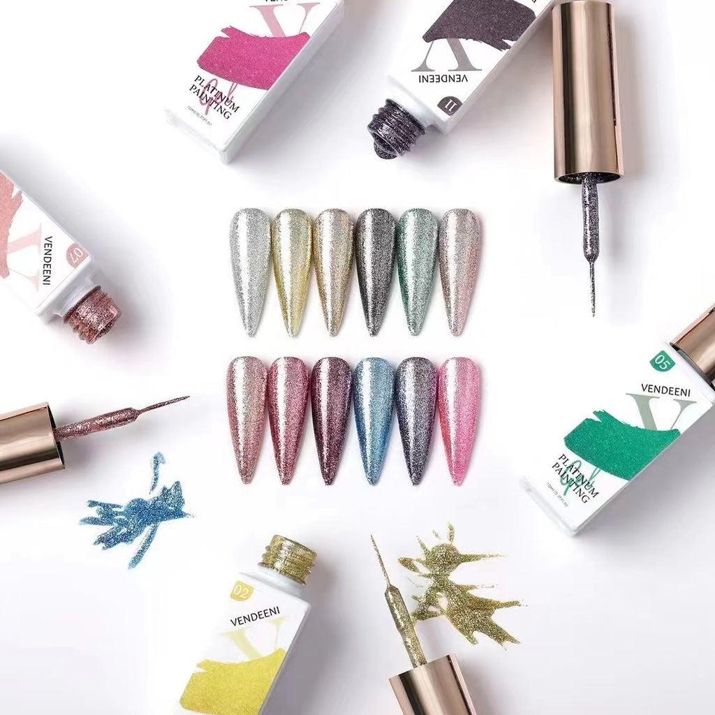 Vendeeni Platinum Liner Gel Polish 10ml