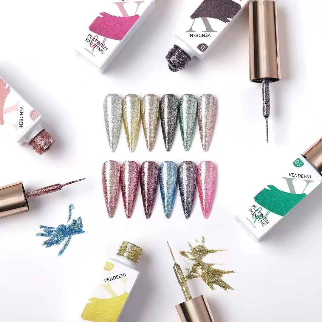 Vendeeni Platinum Liner Gel Polish 10ml