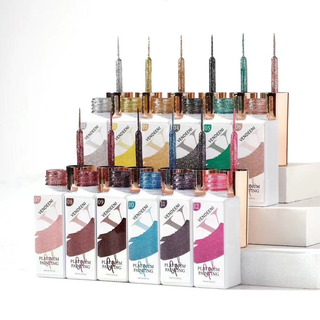 Vendeeni Platinum Liner Gel Polish 10ml