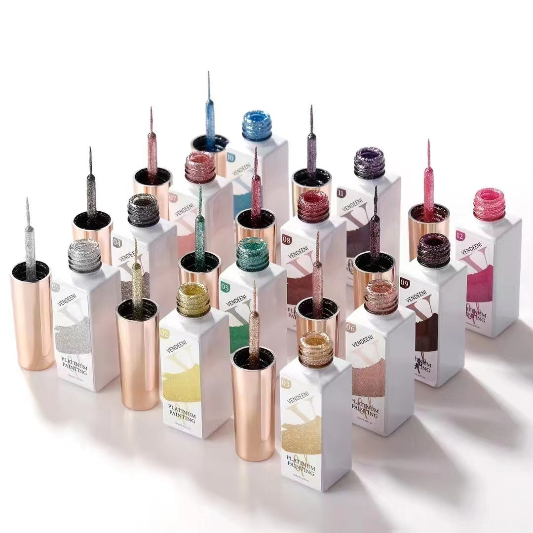 Vendeeni Platinum Liner Gel Polish 10ml