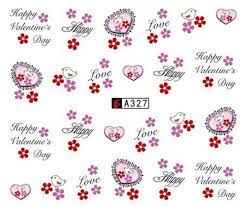 Flower Nail Decal A261-334 Range