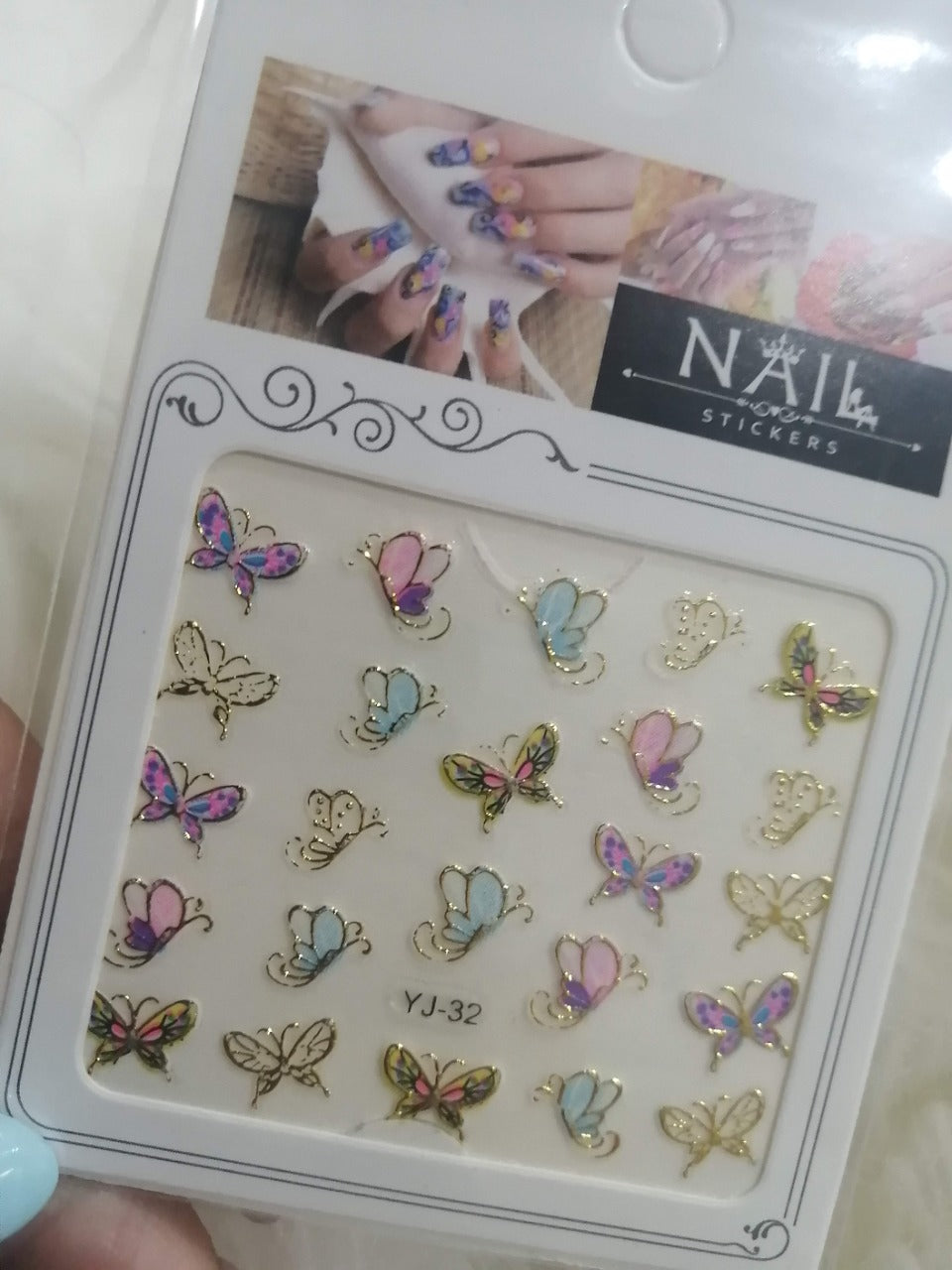 Butterfly Nail Art Sticker