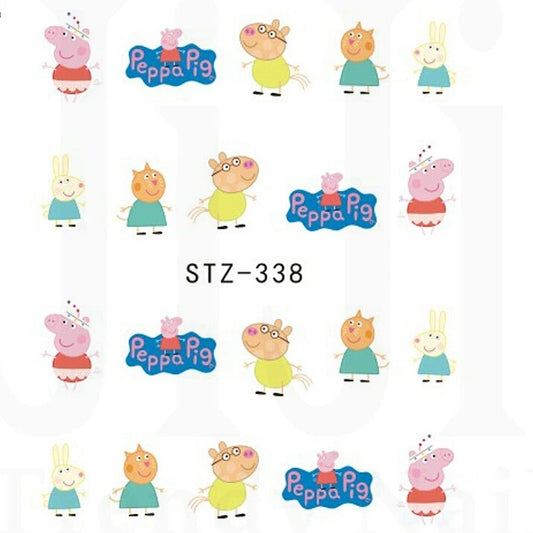 Peppa Pig Nail Decal