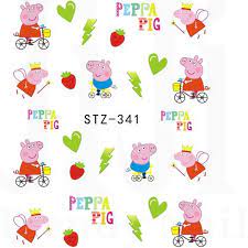 Peppa Pig Nail Decal