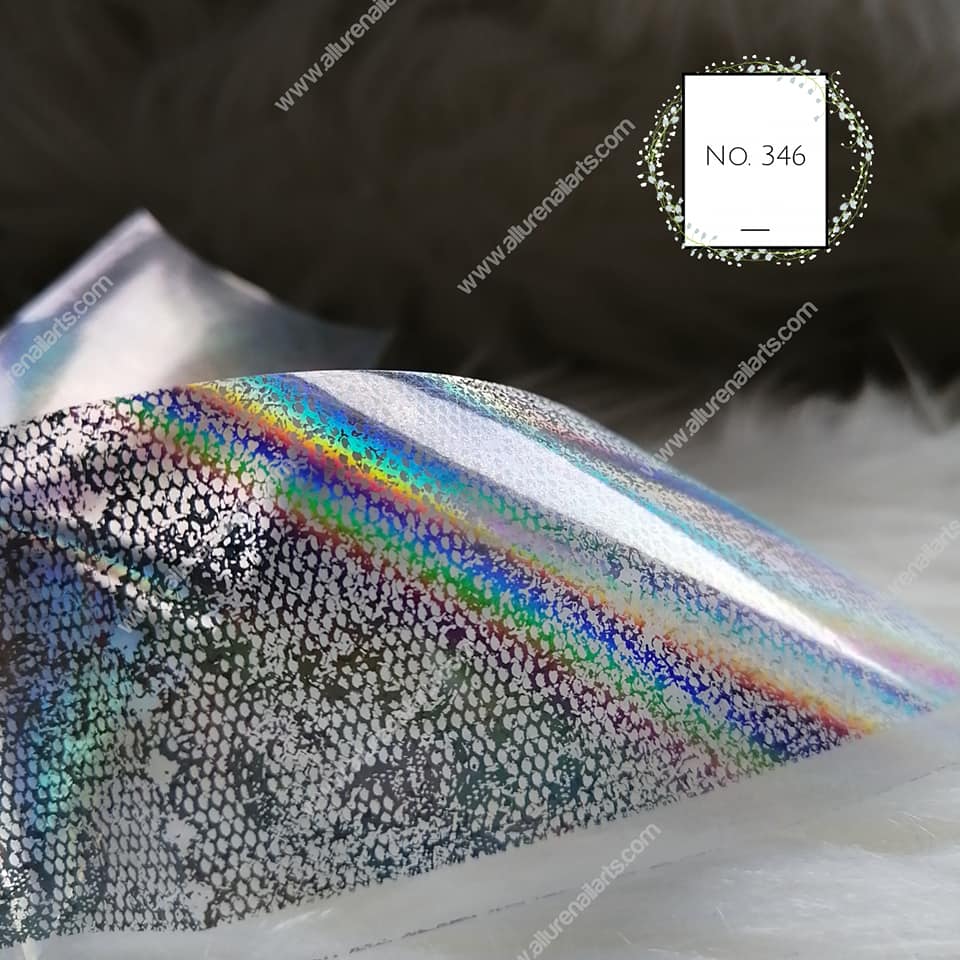 Holographic Foil Nail Transfer