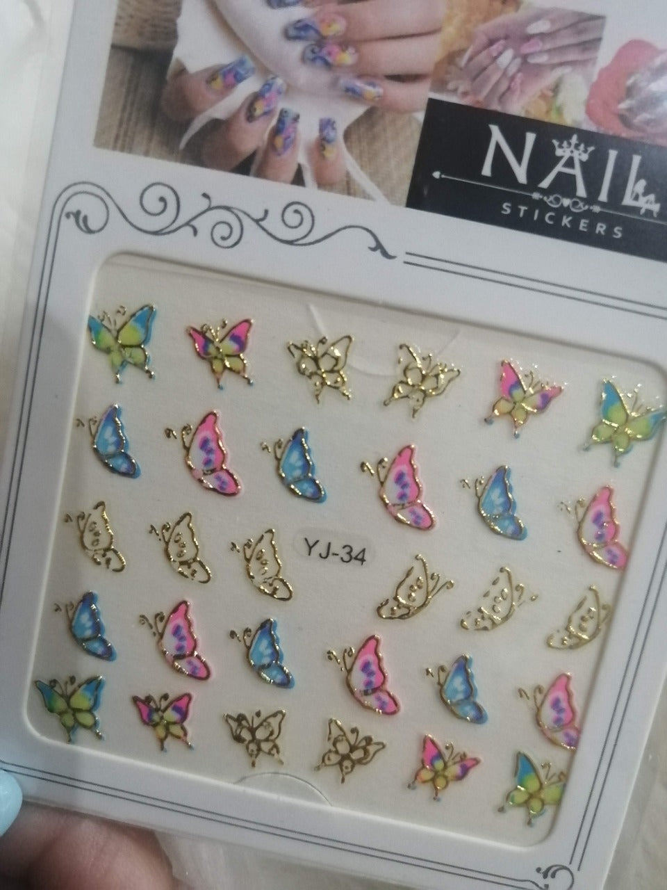Butterfly Nail Art Sticker