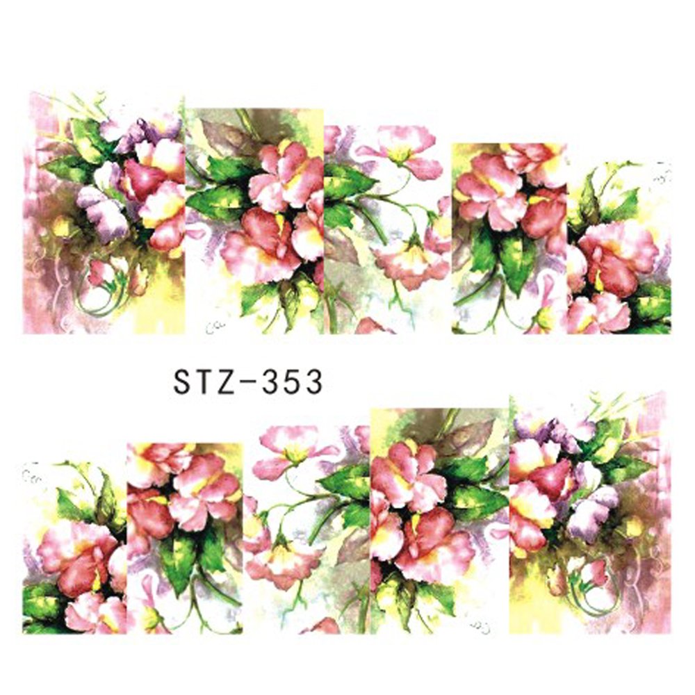 Flower Nail Decal