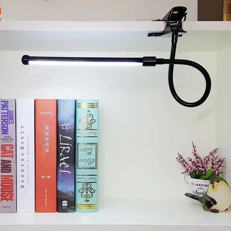 LED Desk Table Clip Lamp 7W USB Cable