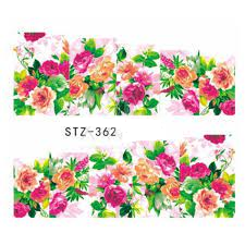 Flower Nail Decal