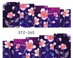 Flower Nail Decal