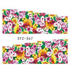 Flower Nail Decal