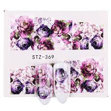 Flower Nail Decal