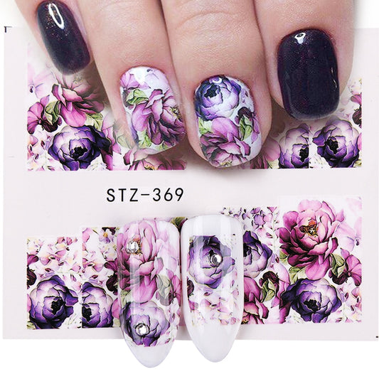 Flower Nail Decal