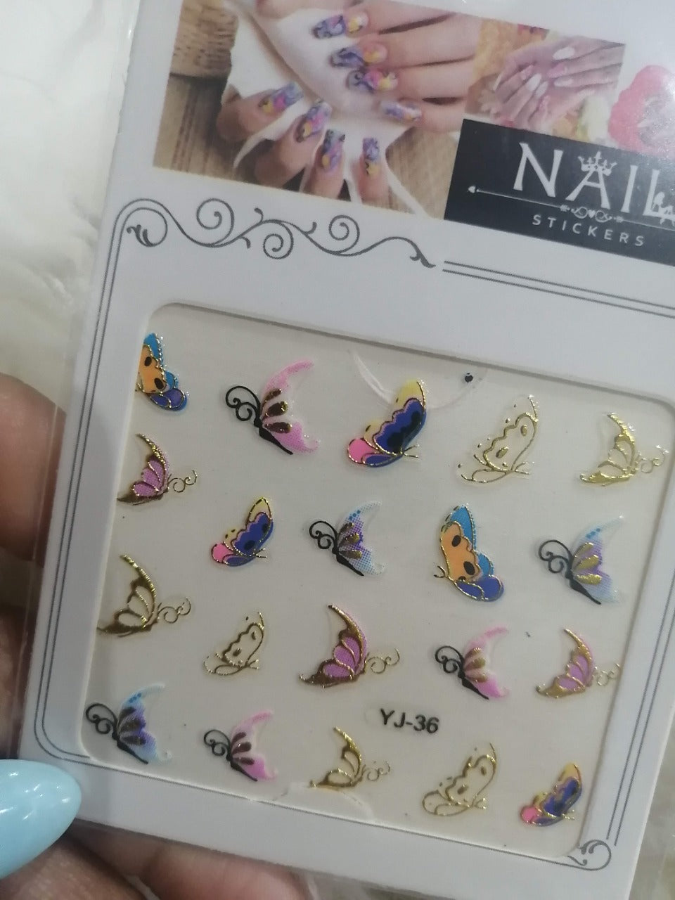 Butterfly Nail Art Sticker