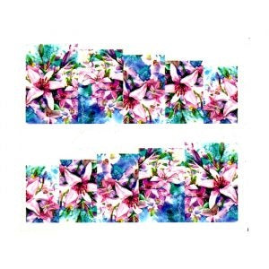 Flower Nail Decal