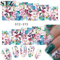 Flower Nail Decal