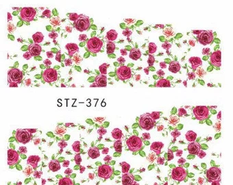 Flower Nail Decal