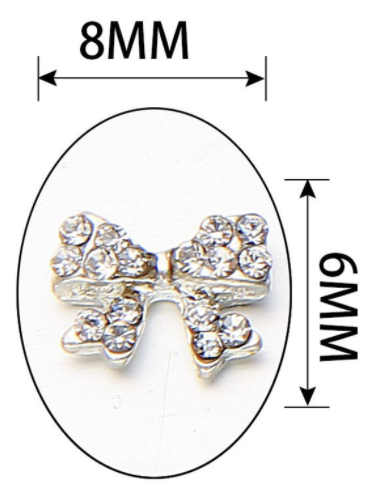 Bow Rhinestones Charms Nail Art Decoration