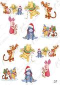 Christmas Nail Art Decal PM37