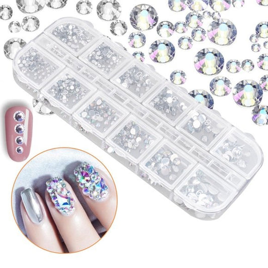 AB Crystal Nail Art Rhinestones Decoration