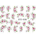 Flower Nail Decal