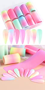 Ombre Nail Art Foil Set Box