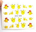 Pokemon Cartoon Nail Decal