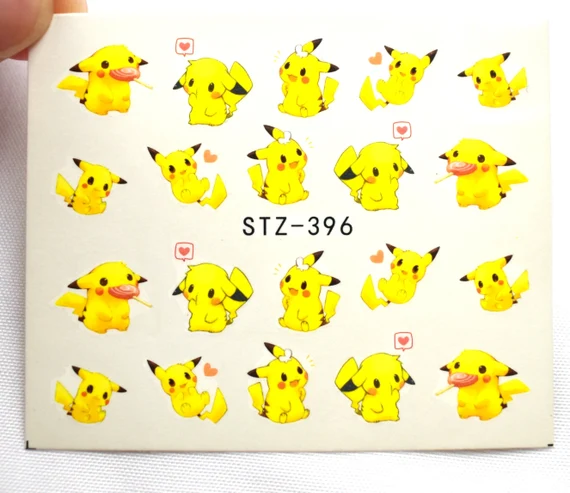 Pokemon Cartoon Nail Decal