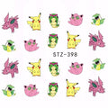 Pokemon Cartoon Nail Decal