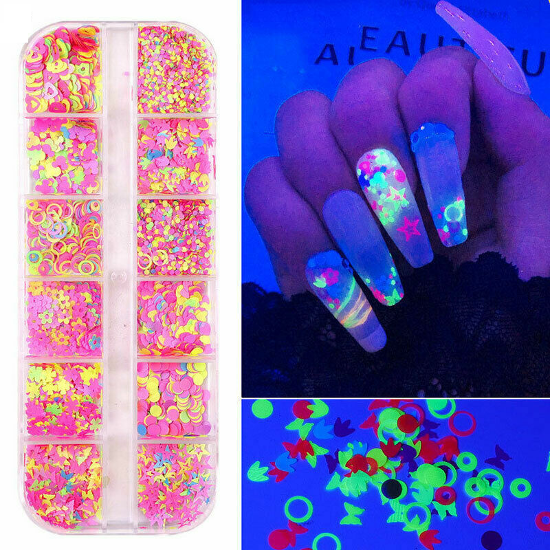 Neon Mixed Art Sequin Tray