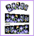Floral Flower Oil Painting Nail Decal