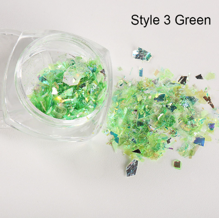 Mylar Nail Art Shards