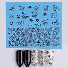 Flower Lace Nail Decal