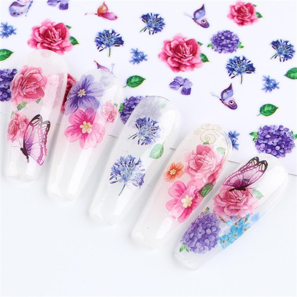 Butterfly Holographic Nail Art Sticker