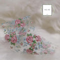 Floral Rose Foil Nail Transfer