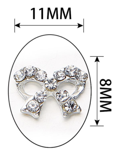 Bow Rhinestones Charms Nail Art Decoration