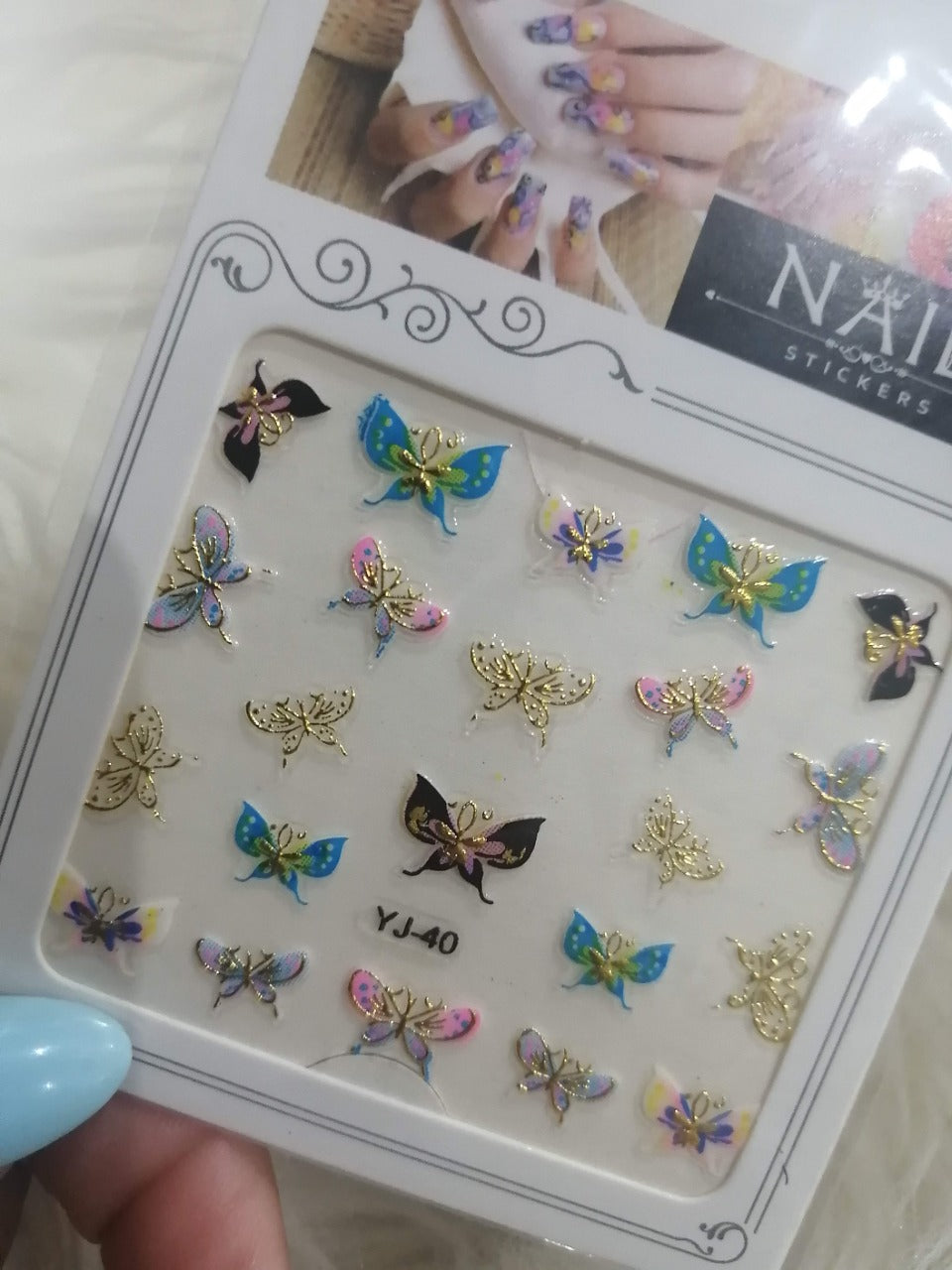 Butterfly Nail Art Sticker
