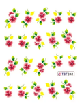 Flower Nail Decal