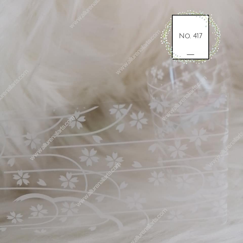 Lace Foil Nail Transfer