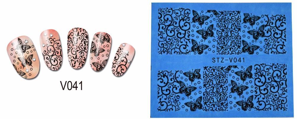 Butterfly Lace Nail Decal