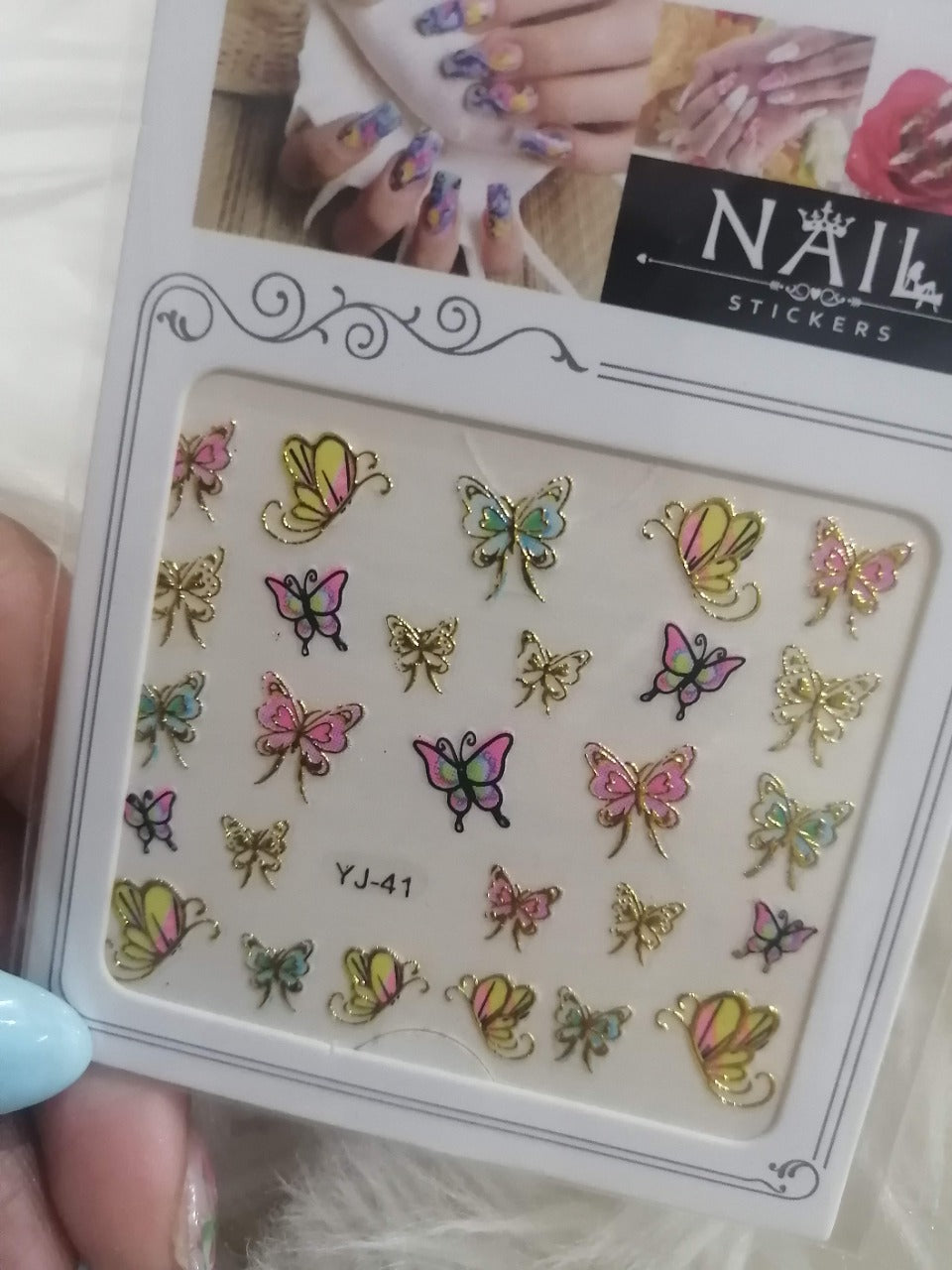 Butterfly Nail Art Sticker