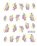Flower Nail Decal