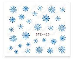 Christmas Snowflake Nail Decal