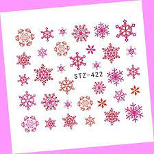 Christmas Snowflake Nail Decal