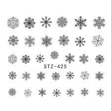 Christmas Snowflake Nail Decal