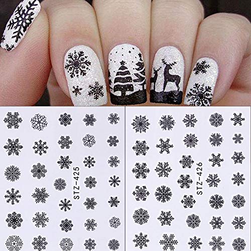 Christmas Snowflake Nail Decal