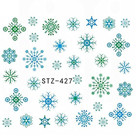 Christmas Snowflake Nail Decal