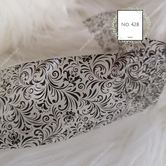 Lace Foil Nail Transfer