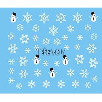 Christmas Snowflake Nail Decal