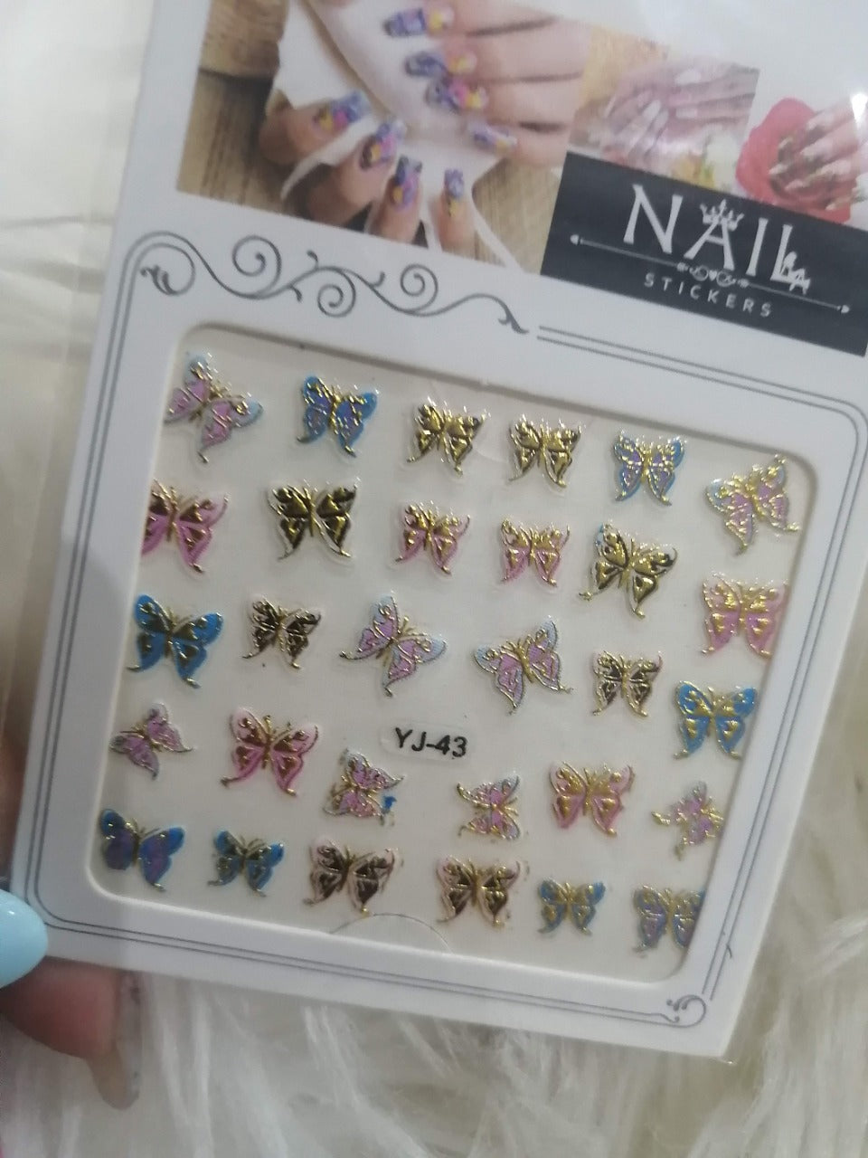 Butterfly Nail Art Sticker